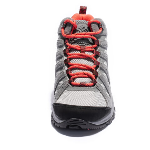 Columbia Slip Resistant Abrasion Resistant Cushioning Mid top Mountaineering Hiking Shoes Women’s Gray Orange