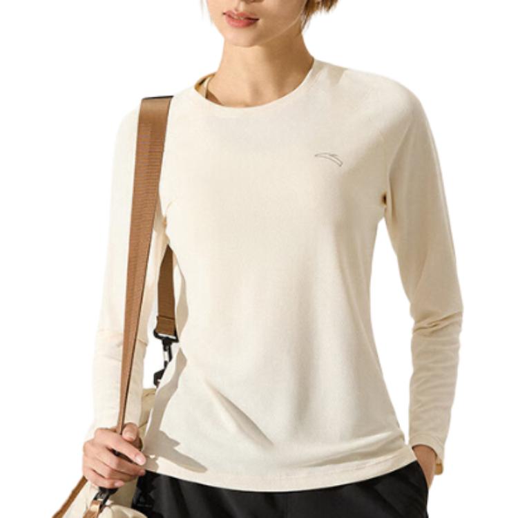 Anta Running Collection Running T Shirt Women’s Vanilla Ecru