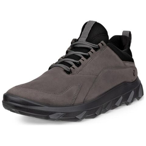 Ecco Driver Cow Leather Slip Resistant Abrasion Resistant Low top Running Shoes Men’s Iron Gray