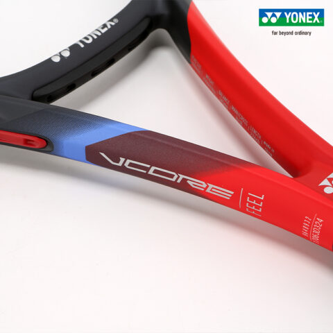 YONEX VCORE 07 FEEL 250g Racket Weight 100 Square Inches Head Size Dark Red Unisex Full Carbon Tennis Rackets
