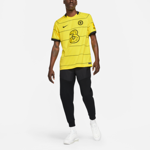 Nike Soccer Jerseys Men’s Oupite Yellow Moderate Straight Fit