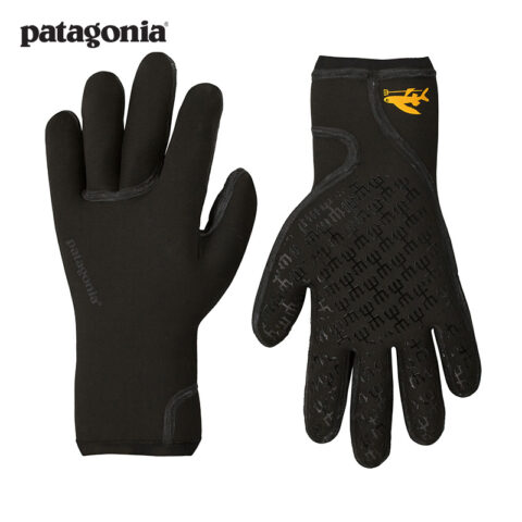 Patagonia Yule Water Ski Gloves Unisex Black