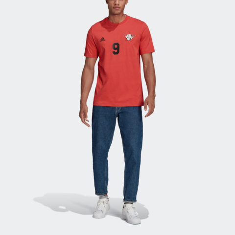 Adidas T Shirt Men’s Bright Pink Red Fluorescent