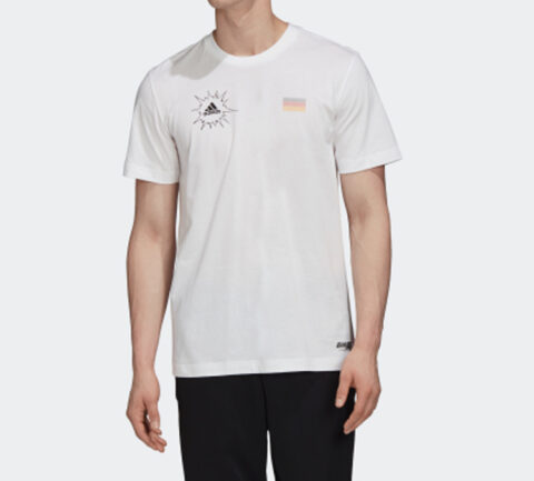 Adidas Soccer Jerseys Men’s White Moderate Straight Fit