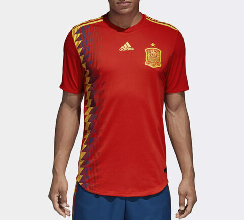 Adidas Soccer Jerseys Men’s Red Thin Straight Fit