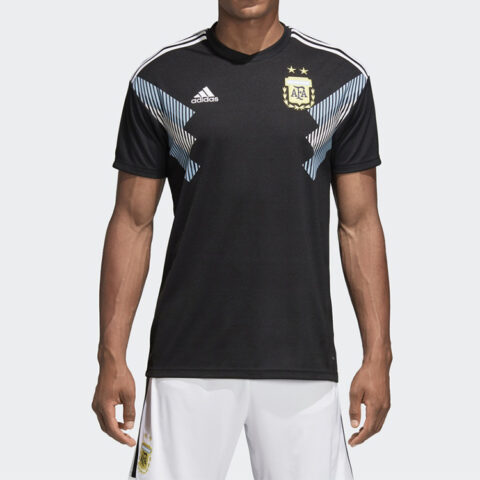 Adidas Argentina Soccer Jerseys Men’s Black Moderate Straight Fit