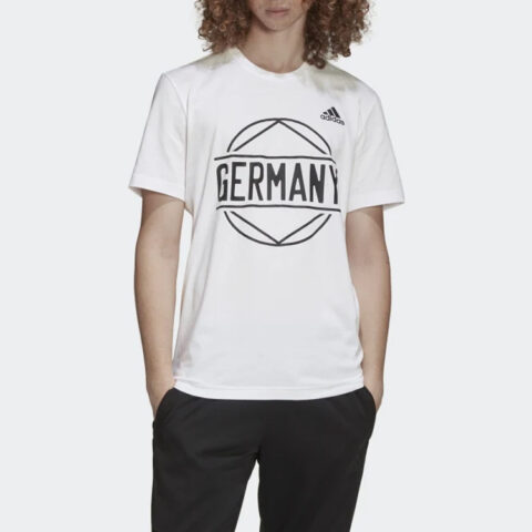 Adidas Germany Soccer Jerseys Men’s White Moderate Straight Fit