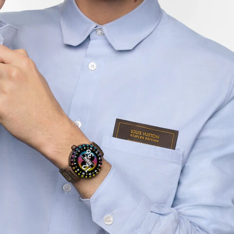 LOUIS VUITTON Louis Vuitton, China Mainland Version TAMBOUR HORIZON LIGHT UP Collection QAD02Z Smart Watches Unisex