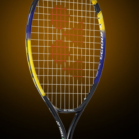 YONEX KYRGIOS TEAM KYRGIOS JR 25 Yellow, Navy Blue Unisex Aluminum Alloy Tennis Rackets