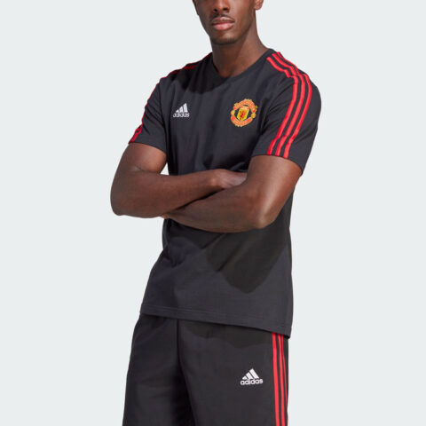 Adidas Manchester United Soccer Jerseys Men’s Black Moderate Straight Fit