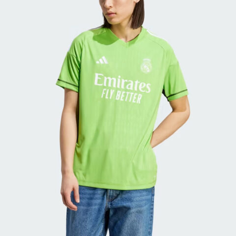 Adidas Real Madrid Soccer Jerseys Men’s Green Moderate Straight Fit