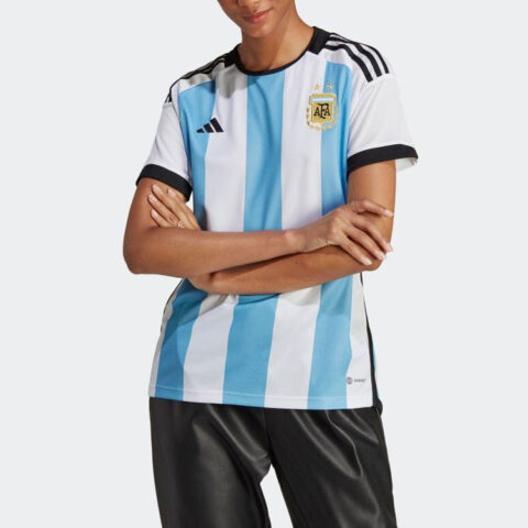 Adidas Women’ss Argentina 2022 Home Jersey White/Light Blue