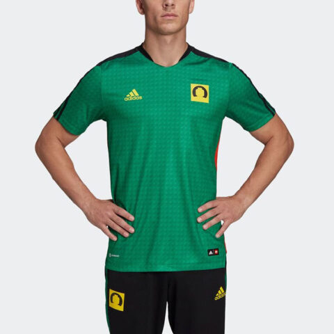 Adidas Soccer Jerseys Men’s Green Moderate Straight Fit
