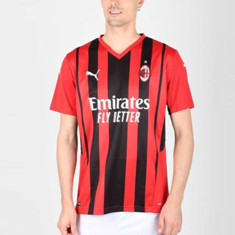 PUMA Soccer Jersey AC Beige Blue Unisex Red