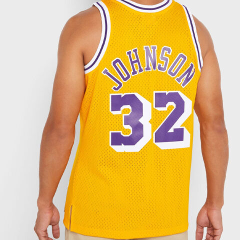 Mitchell & Ness Los Angeles Lakers Home 1984 85 Magic Johnson Swingman Jersey