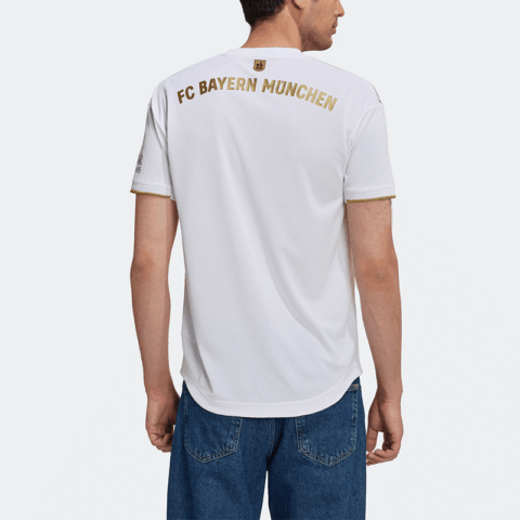Adidas Bayern Munich Black Soccer Jerseys Men’s White Moderate Straight Fit