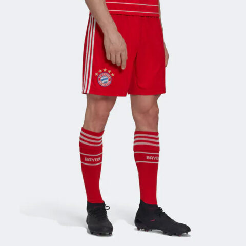 Adidas Bayern Munich Soccer Bottoms Men’s Red Moderate Straight Fit Pants