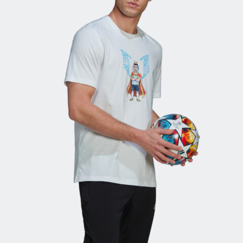 Adidas Messi Soccer Jerseys Men’s White Moderate Straight Fit