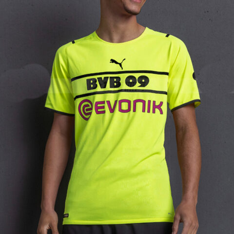 PUMA T7 GO For Soccer Jerseys Men’s Yellow Moderate Straight Fit