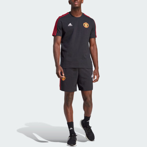 Adidas Manchester United Soccer Jerseys Men’s Black Moderate Straight Fit