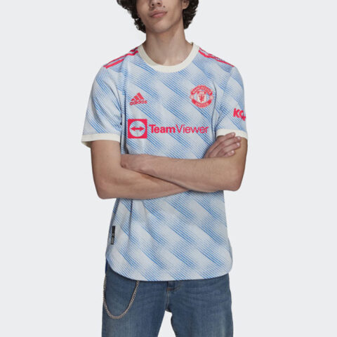 Adidas Manchester United Soccer Jerseys Men’s Blue Moderate