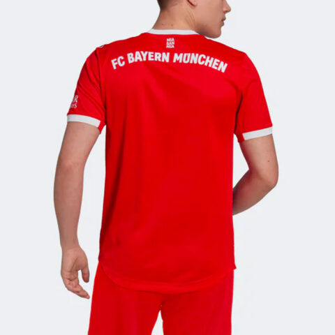 Adidas Bayern Munich Black Soccer Jerseys Men’s Red Moderate Straight Fit