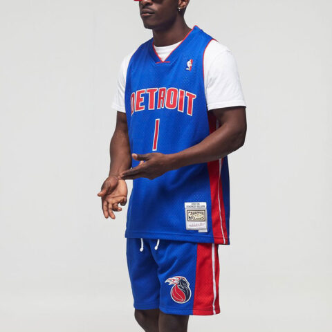 Mitchell Ness Basketball Jersey Men’s Blue