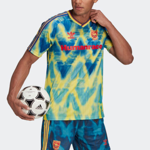 Adidas Arsenal Human Race Jersey Eqt Yellow/Collegiate Navy