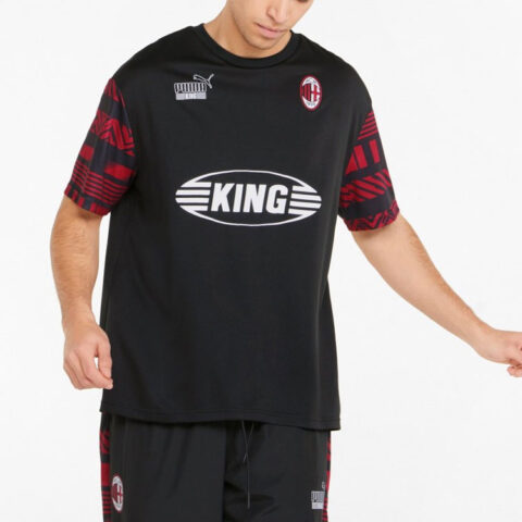 PUMA Soccer Jerseys Men’s Black Moderate Straight Fit