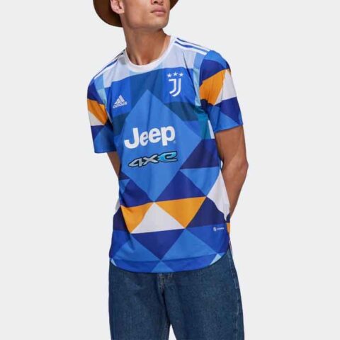 Adidas Soccer Jerseys Unisex Blue Moderate Straight Fit