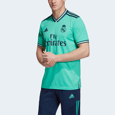 Adidas Real Madrid Soccer Jerseys Men’s Green Moderate Straight Fit