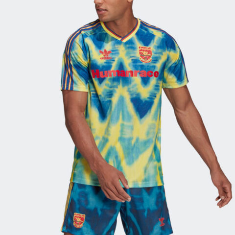 Adidas Arsenal Human Race Jersey Eqt Yellow/Collegiate Navy