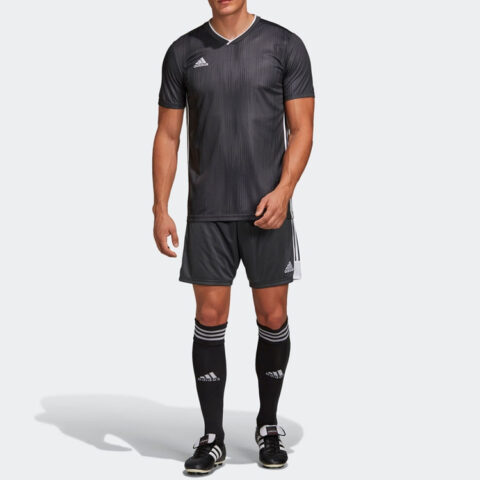 Adidas Soccer Jerseys Men’s Black Moderate Straight Fit