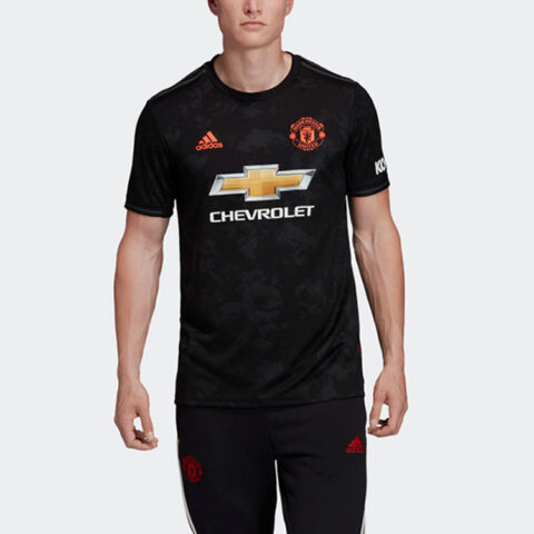 Adidas Manchester United Soccer Jerseys Men’s Black Moderate Straight Fit