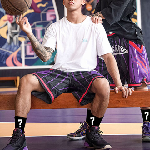 Mitchell Ness X UZIS Basketball Shorts Unisex Great Dragon Moderate Other