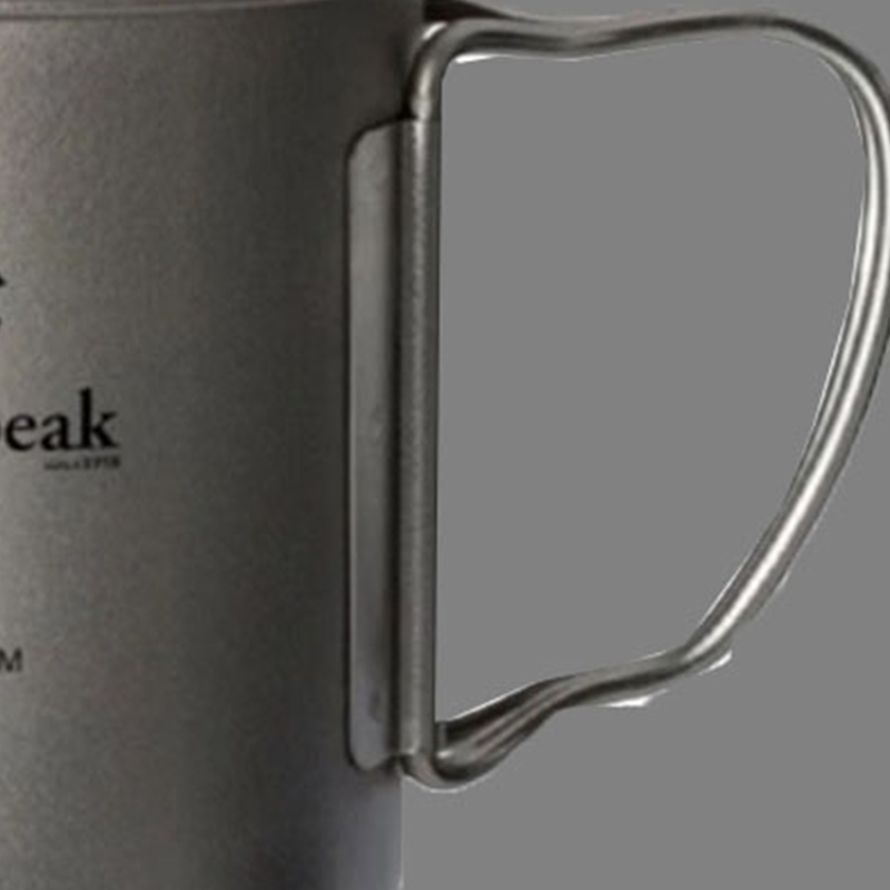 Snow Peak Outdoor Water Equipment 450ml Camping Single Layer Titanium Cup