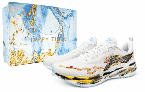 Li Ning Wuyue Textile Cushioning Slip Resistant Abrasion Resistant Low top Physical Fitness Test & Exam Running Shoes