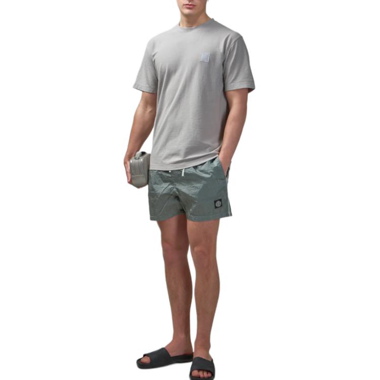 STONE ISLAND Compass Patch Mid Rise Swim Shorts