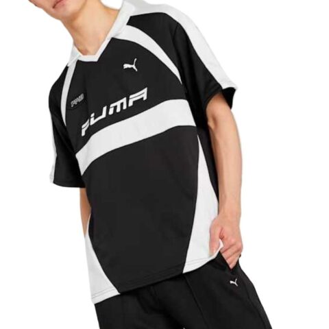 PUMA Soccer Jersey Unisex Black White