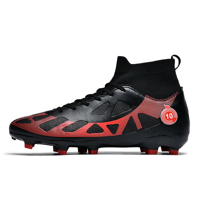 BIANSULONG Soccer Shoes Unisex Low Top Black