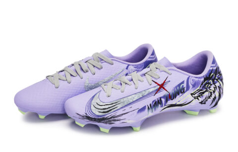 Nike Mercurial Vapor 16 Cushioning Soccer Shoes Unisex Black Gray Purple Green