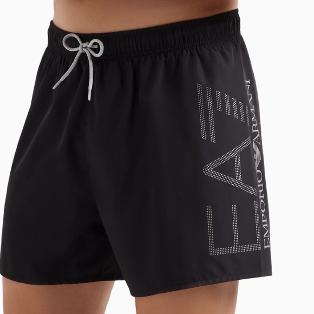 Ea7 EMPORIO ARMANI Logo print Swim Shorts