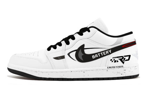 Jordan Air Jordan 1 Biker Wind Abrasion Resistant Low top Vintage Basketball Shoes Unisex White