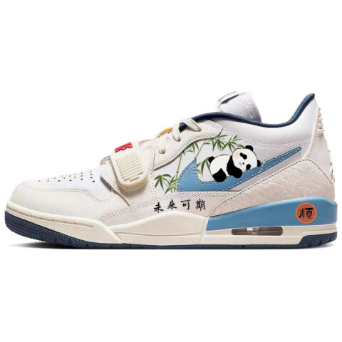 Jordan Legacy 312 Vintage Basketball Shoes Unisex Low Top Blue/White