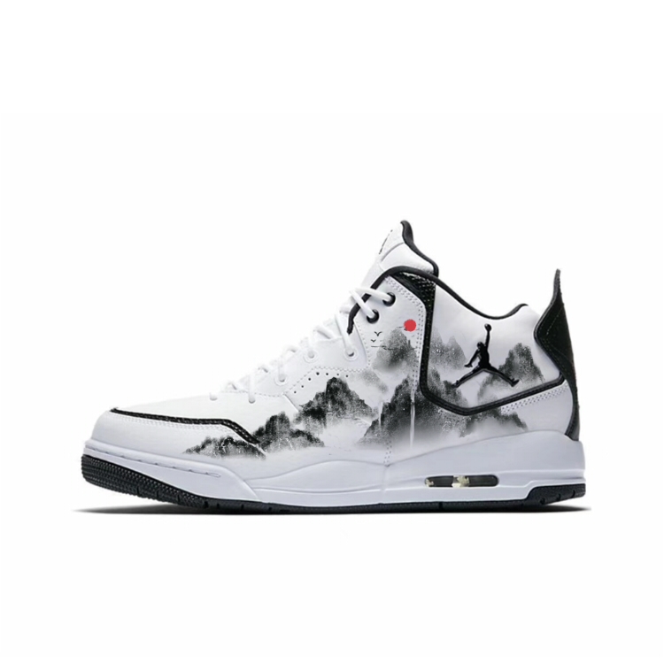 Jordan Courtside 23 Abrasion Resistant Mid top Vintage Basketball Shoes Men’s White