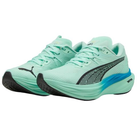 PUMA Deviate NITRO 3 Low top Running Shoes Unisex Green Blue
