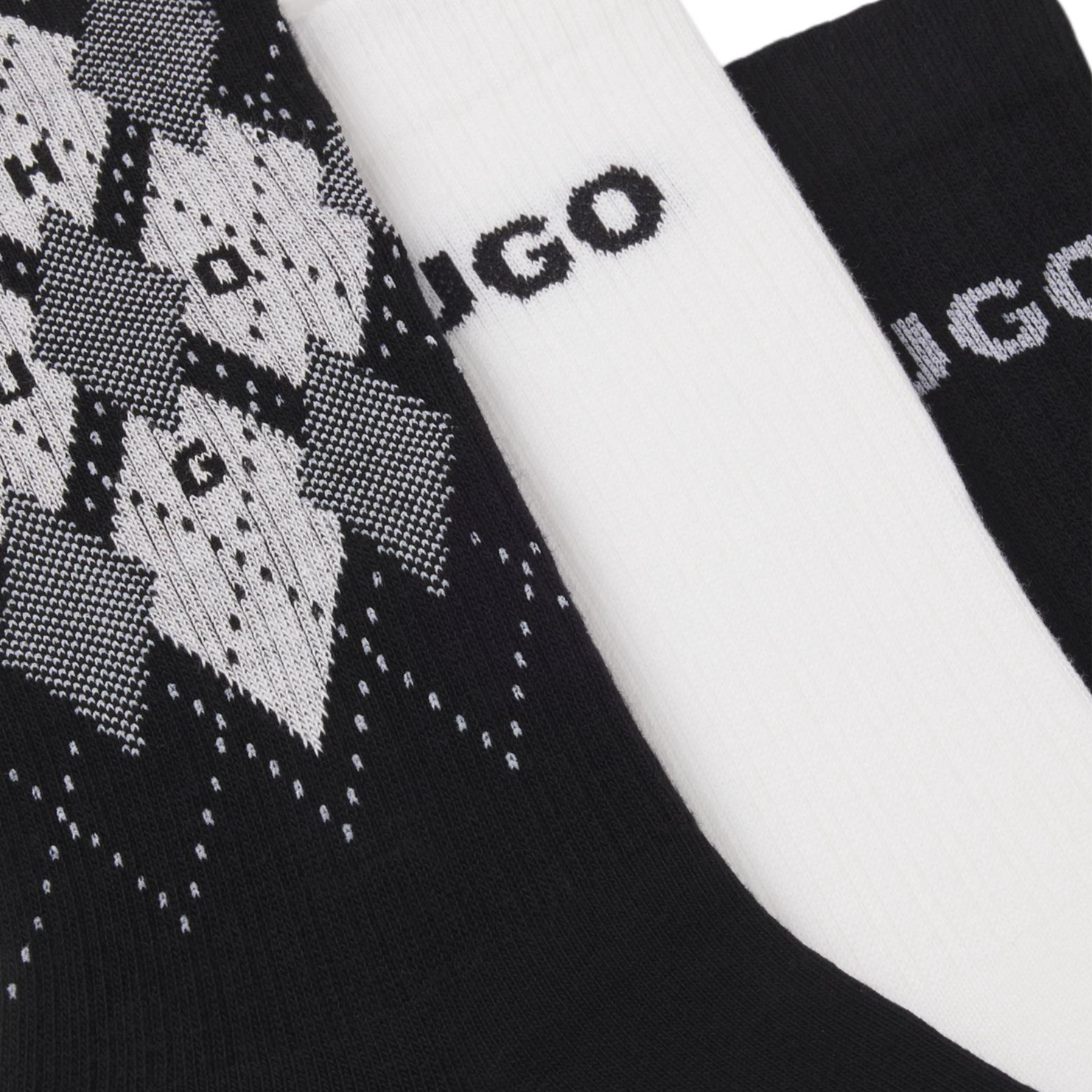 HUGO BOSS FW25 Crew Socks Men’s 3 Pack