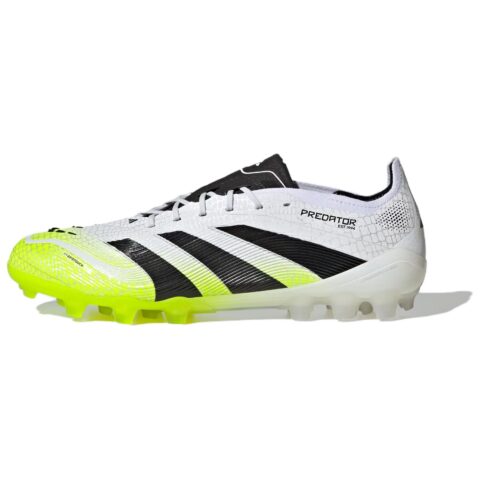 Adidas PREDATOR ELITE Abrasion Resistant Soccer Shoes Unisex White Yellow