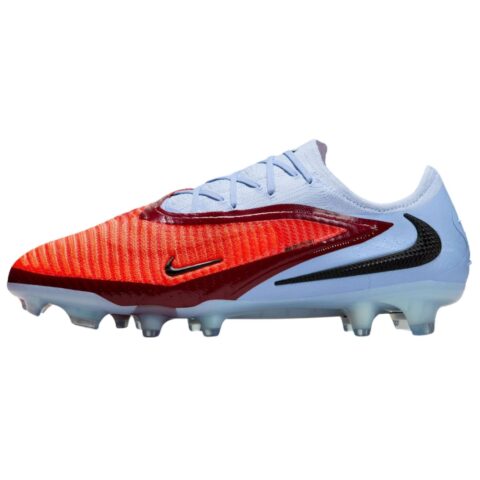 Nike Phantom 6 Abrasion Resistant Soccer Shoes Unisex Red Blue