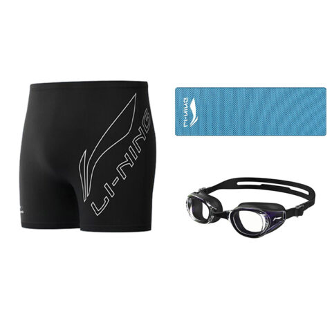 Li Ning Swimming Sets Silicone Swimming Pool Men’s